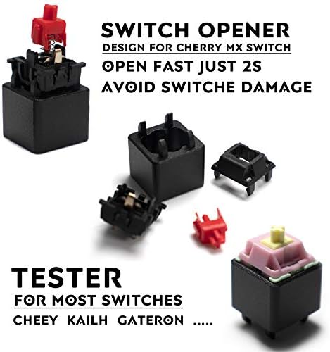 Metal Cherry MX Switches Kits de testes de abridor de chave de metal para teclado mecânico 3pcs Switch de alumínio Aberto do traje