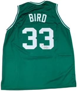 Larry Bird Boston Celtics assinou o autógrafo Jersey Green Bird Hologram Certified