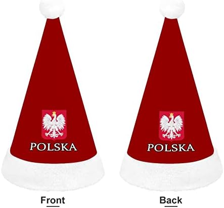 Patriótico Polon Polska Flag Christmas Papai Noel Chapé