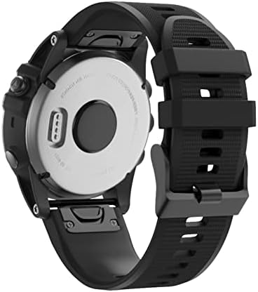 Bandkit Silicone 26mm 22mm RELUGUELA VABELA RELAÇÃO RELAÇÃO PARA GARMIN Fenix ​​7 7x 5x 5 mais 3 3HR S60 Watch EasyFit Watch