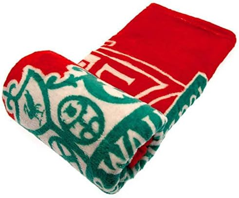 Liverpool FC Fleece Blanket YNWA, multicolor, 60 polegadas x 44 polegadas