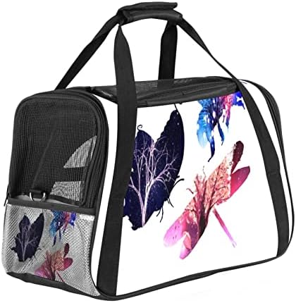 Bolsa de transportadora de borboleta e libélula, mochila de mochila aprovada pela companhia aérea, bolsa respirável portátil