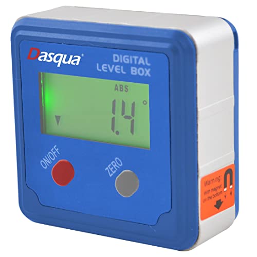 Dasqua 8400-0010 ângulo eletrônico digital Gage, faixa de 4 x 90 °, resolução 0,1 °, precisão +/- 0,2 °