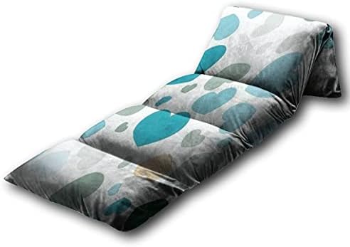 Padrão de travesseiro de piso infantil Padrão sem costura Design abstrato simples Cama de travesseiro azul fofo, leitura de jogos