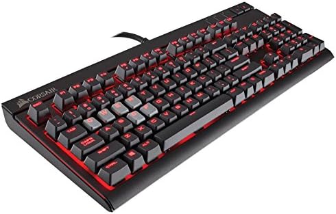 Corsair Strafe Mechanical Gaming Keyboard - LED vermelho LitLit - Passa USB - Tátil e Quiet - Cherry MX Brown Switch