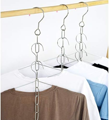 Rack de roupas de parede de cabilock Rack 4pcs varal de aço inoxidável secar a corda de armazenamento de lavanderia com gancho para armário doméstico cabide de metal de varanda ao ar livre
