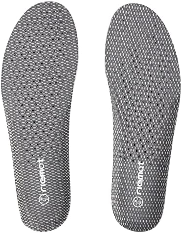 Insolas de calçados femininos de Riemot, insoladores de sapatos esportivos de design de favo de mel respiráveis ​​com
