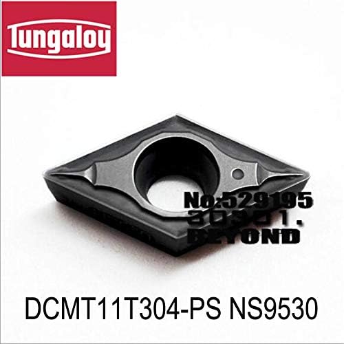 FINCOS DCMT11T304-24 NS9530/DCMT11T304-PS NS9530/DCMT11T308-PS NS9530, inserção original de Tungaloy para cortar o