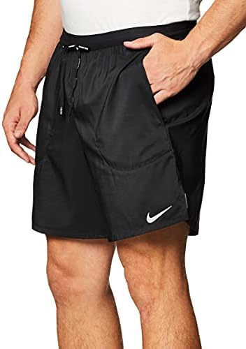 Nike Men's 7 Flex Stride 2-em-1 shorts-preto
