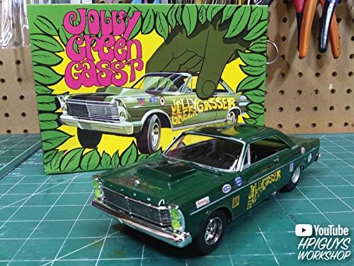 AMT 1965 Ford Galaxie Jolly Green Gasser 1:25 Scale Model Kit