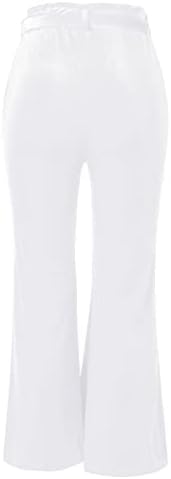 Pontas de ladas coloras sólidas leggings bolso de bolso com cintura alta elástica calça de ioga de calça esticada roupas de negócios para mulheres