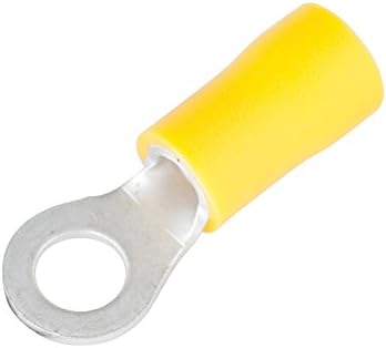 Gardner Bender 21-106 Terminal de anel elétrico, 12-10 AWG, barril isolado, conexão de crimpagem, amarelo