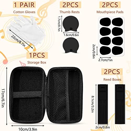 23 PCS Kit de limpeza de clarinete Acessórios para clarinete Tudo em um kit de limpeza de clarinete com kit de manutenção clarinete