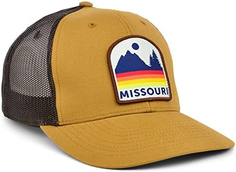 Coroas locais o Missouri Patch Cap Hat para homens e mulheres