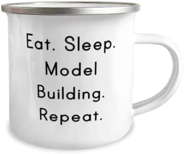 Krumfortable Living Sarcasmo Modelo Construindo presentes, Eat. Dormir. Construção de modelos. Repita, modelo de construção de 12