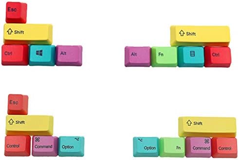 SARA-U MAC/WIN Keyboard mecânico keycaps OEM Perfil PBT Modificadores CMYK