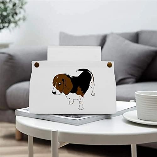 Caixa de lenço de papel de cachorro Beagle CABE