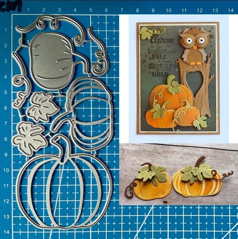 Halloween Pumpkin Metal Die Cuts, Halloween Pumpkin Metal Cutting Dies Cut Stencils Cartão de papel artesanato Diy Modelo Metal Cutting