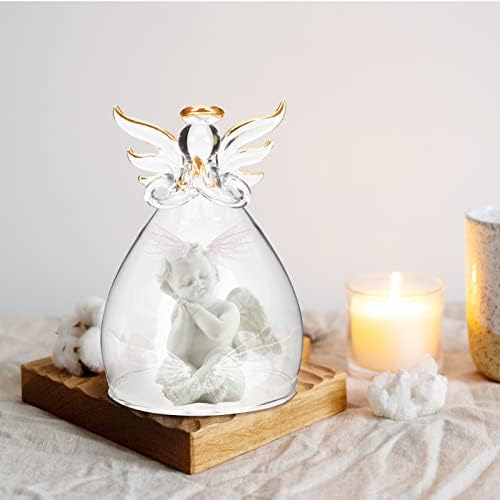 Zerodeko Glass Cloche Bell Jar Display Dome natal