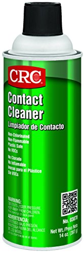Limpador de contato do CRC 03070 - 14 wt oz, limpador de eletrônicos seguros de plástico, ideal para equipamentos