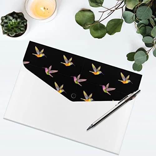 Funny Novelty Hummingbird Bird File Pasta Document Document Pollot Pollows for Document Stationery Tools Organization