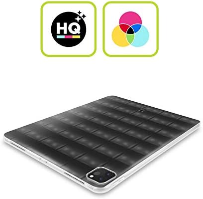 Caixa de cabeça projeta almofadas quadradas pretas case de gel macio compatível com Apple iPad 10.9