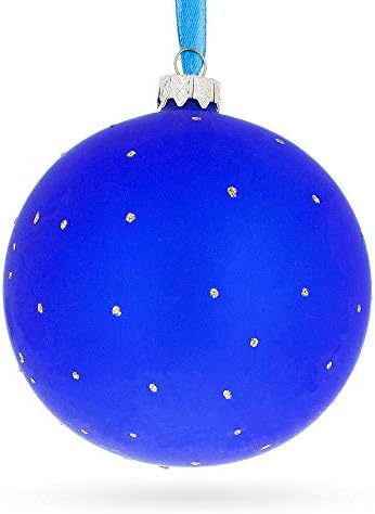 Cat & Dog Glass Ball Christmas Ornament 4 polegadas