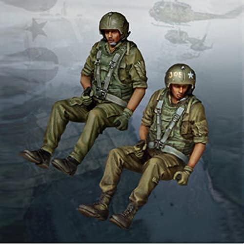 GL-HOME 1/35 Guerra do Vietnã Exército dos EUA Helicóptero Piloto Modelo do Modelo Kit Militar War Theme Unesslebled e não pintado kit /// 42G602