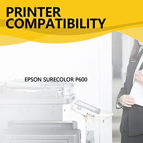 Replantar de cartucho de tinta T760 Remanufaturado Zhanbo para Epson Surecolor P600 Impressora de jato de tinta Epson T760 Ultrachrome