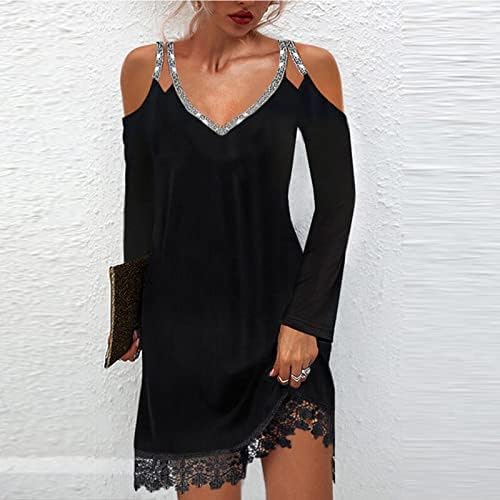 Vestidos formais de tamanho grande nokmopo para mulheres outono e inverno cor de cor sólida vestidos sexy vestido longo de manga longa