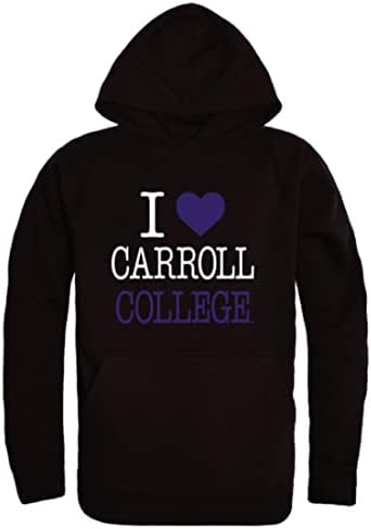 W Republic I Love Carroll College Saints Fleece Hoodie Sweworkshirts