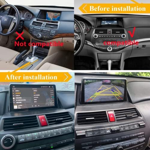 ZWNAV 9,66 polegadas com Joystick Touch Screen Rádio Android para Honda Accord 8th 2008 2009 2010 2012 2012 2012 Unidade