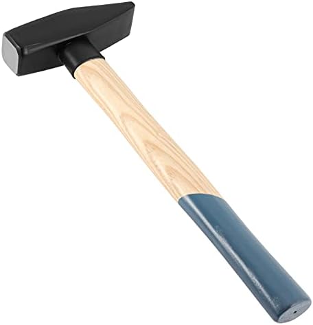 2 PCs 2 libras Blacksmith Hammer, 2 libras de aço carbono Cross Pein Hammer, Cross Peen Blacksmith Hammer com alça de madeira