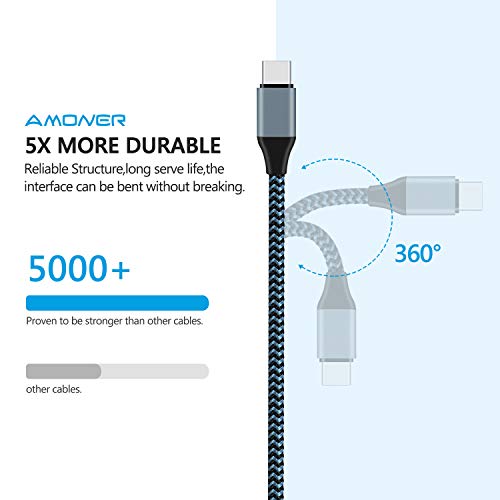 Cabo USB tipo C, USB A a USB C 3A Cabo de carga de carga rápida compatível com o Samsung Galaxy S10 S9 S8 Plus, Nota 9 8, A11 A20