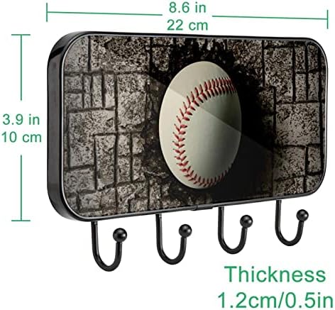 Ganchos Guerotkr para pendurar, ganchos adesivos, ganchos de parede para pendurar, beisebol