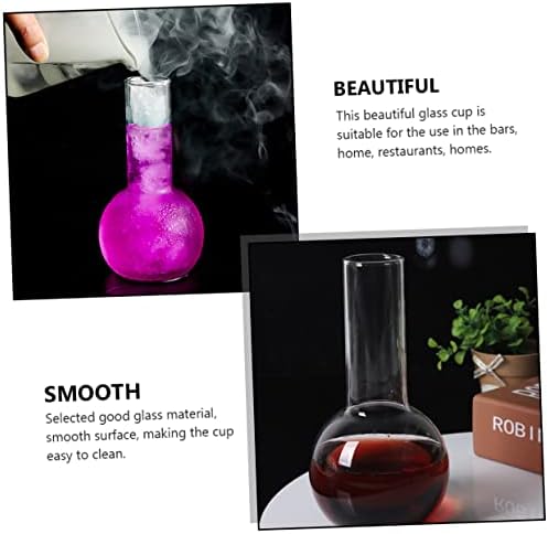 Zerodeko 1pc Crystal Glasses Whisky Beaker Cups de laboratório mexendo KTV Coffee ML Laboratório Restaurante de