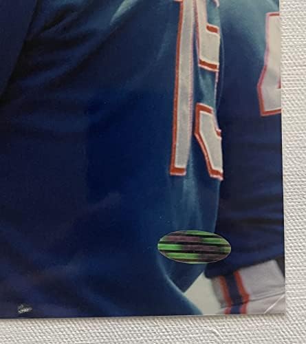 George Foster assinou autografado brilho 8x10 foto New York Mets - adesivo autenticado de Steiner
