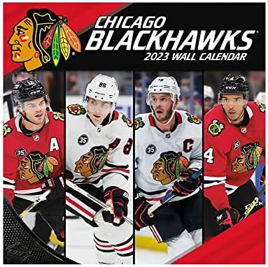 Licenciamento de Turner, NHL Chicago Blackhawks 2023 Mini Wall Calendar