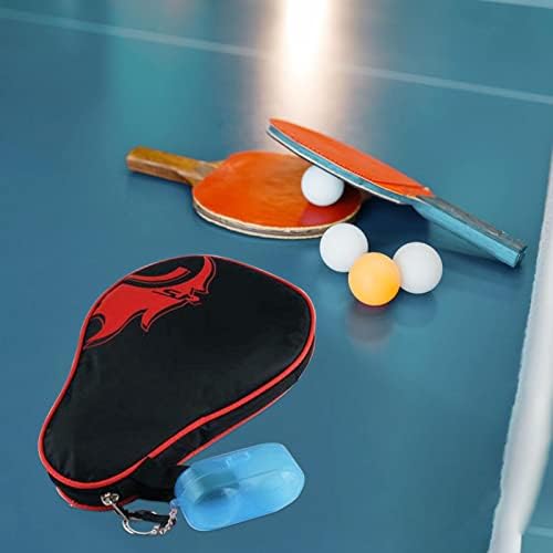 Lippsy Pings Pong Ball Storage Case com corrente | 3pcs pings pong ball titular | Caixa de recipiente de tênis de tênis