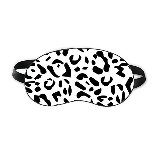 Leopard Animal Art Grain Ilustração Padrão do sono escudo de olho macio de tom de cabeceira