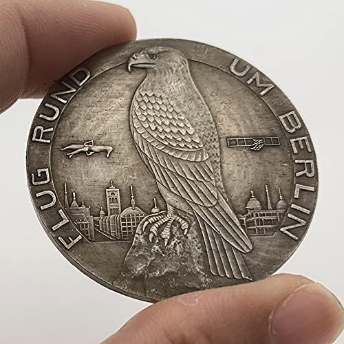 Coleção de moedas de moedas errantes de bronze antigo e antigo coleta em relevo moeda de 40 mm Coin Coin Coin Coin Comemoration