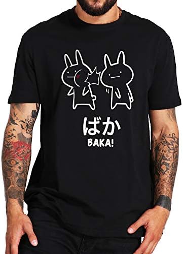 Homens, mulheres engraçadas tee gráfico japonês camiseta de anime