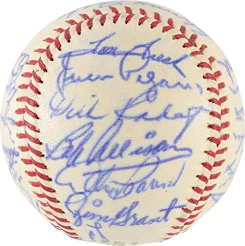 1963 All Star Game American League Team assinou o beisebol Nellie Fox Yastrzemski - Bolalls autografados