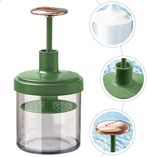 3pcs gel espuma de espuma de face copo de ferramenta espumando o banheiro para casa limpa para casa ferramentas verdes