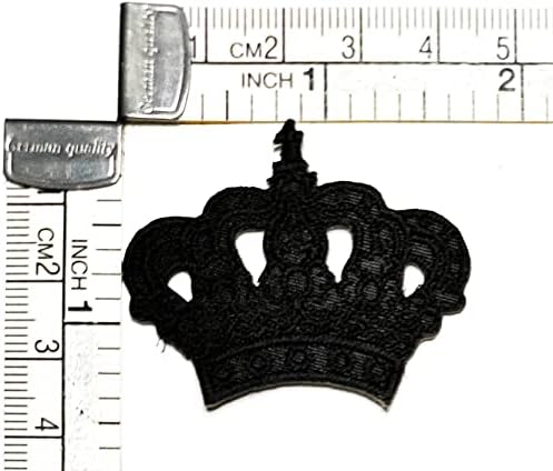 Kleenplus 2pcs. Mini King Crown Cartoon Ferro bordado em costura em crachá para jeans jaquetas chapéus mochilas camisetas adesivo