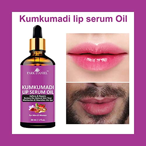 Desko Premium Kumkumadi Lip Serum Oil - Para lábios macios e brilhantes, rosa