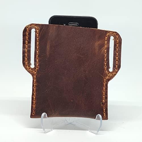 Capa de coldre de couro em coldre para a maçã iPhone 11 Pro, capa de telefone de couro genuíno artesanal, capa de bolsa