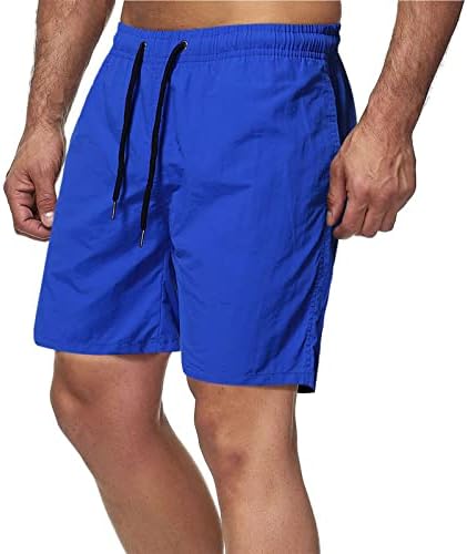 Ymosrh vestido shorts para homens clássicos fit shorts de praia de verão com cintura elástica e bolsos de carga shorts