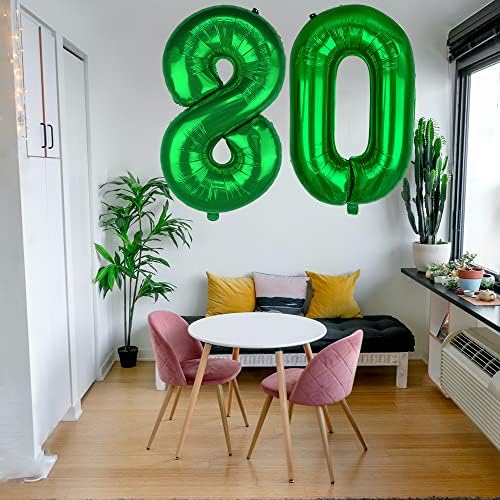 XLOOD Número 23 Balões de balões de 32 polegadas alfabeto 23 de aniversário 23 balões de hélio 23 balões de hélio grandes balões para festas de aniversário suprimentos de casamento Bachelorette Bridal Chusel, número verde 23º