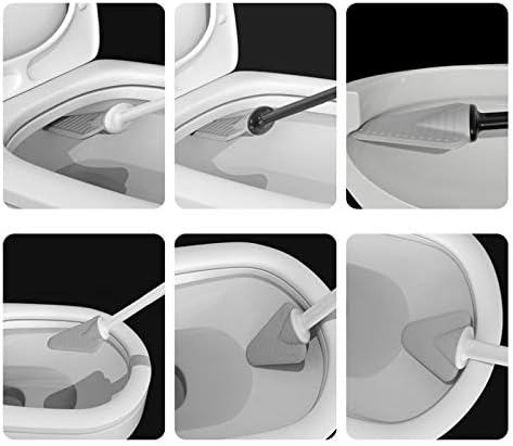 Pincel de vaso sanitário e escova de vaso sanitário pincel de vaso sanitário doméstico pincel de maçaneta longa limpeza limpeza profunda a cada canto